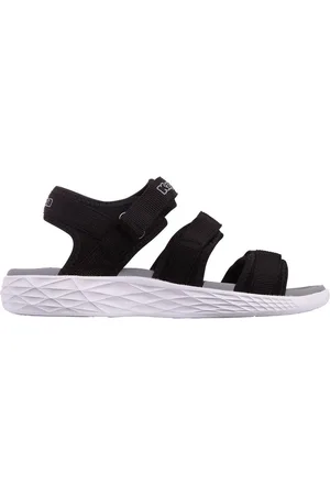 Kappa Damen Sandale, dreifach verstellbar 243130 Black/Grey-36