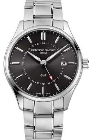 Frederique Constant FC-252DGS5B6B Horloge - Staal - Zilverkleurig - Ø 40 mm