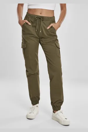Urban classics High Waist Jogging Cargobroek - 3XL