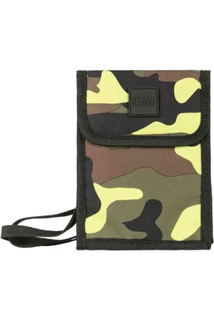 Urban classics Neck Pouch Oxford frozenyellow camo one size Schoudertas