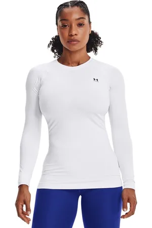 Under Armour UA CG Authentics Crew Dames Thermoshirt - White