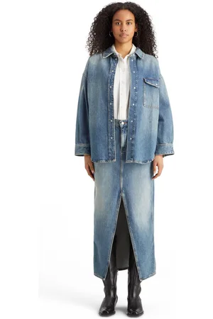 Scotch&Soda VINTAGE WASHED DENIM OVERSHIRT - Dames Overhemd