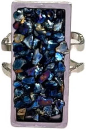 2 Love It Crush of Silver - Ring - Stainless steel - Verstelbaar in maat - Kerst - Oudjaarsavond - Newyearseve - - Zilverkleurig
