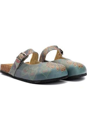 Goby Bohem - Slippers - Slipper - Klompen - Hoge kwaliteit - Handmade - Bloemenprint