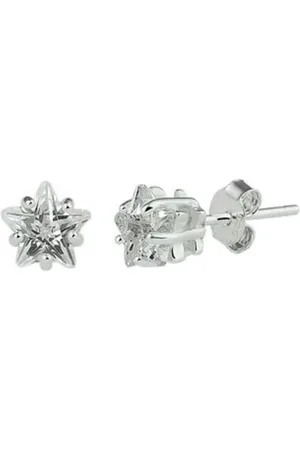 Cataleya Jewels Zilveren oorknoppen ster zirkonia