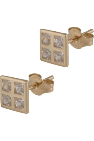 Cataleya Jewels Cataleya Earrings Square 14 karaat