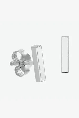Cataleya Jewels Zilveren oorknoppen balkje
