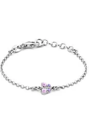 Cataleya Jewels Zilveren armband vlinder 11 + 2 cm paars