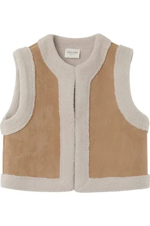 Grace & Mila Suede imitatieschaap gilet Noe