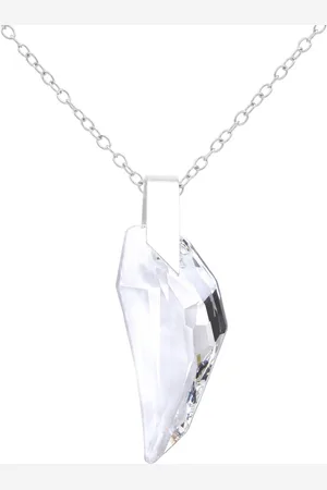ARLIZI 1702 Ketting Swarovski Kristal Vleugel Transparant - 925 Sterling - 45 cm