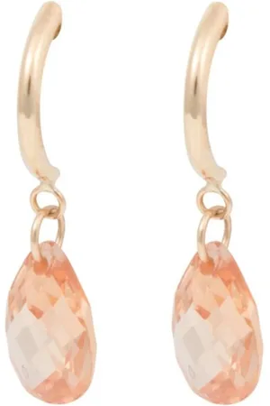 Cataleya Jewels Cataleya Earrings Half Hoop & Pear Gold