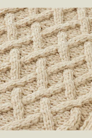 Scotch&Soda ROUND NECK EXTRA DROPPED SHOULDER CHENILLE CABLE SWEATER Heren Trui