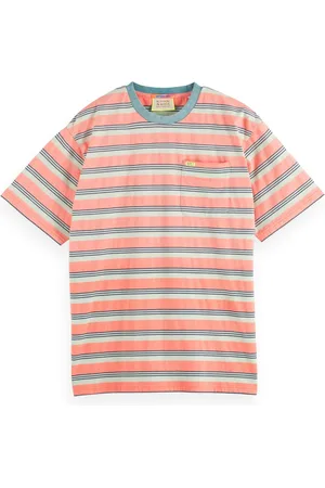 Scotch&Soda Yarn Dye Stripe Pocket T-shirt Heren T-shirt