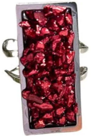 2 Love It Crush of Silver - Ring - Stainless steel - Verstelbaar in maat - Kerst - Oudjaarsavond - Newyearseve - - Zilverkleurig