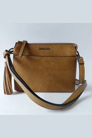 Bulaggi CROSSBODY tas "Rusty" - kleur - stoer - handig - diervriendelijk - sier kwastje - VEGAN