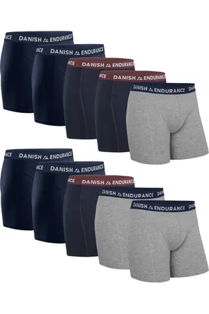 DANISH ENDURANCE Katoenen Boxershorts- Onderbroeken voor Heren- 10 pack