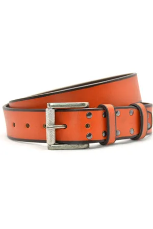 Timbelt Stoere studs riem echt leder - 4cm jeans riem