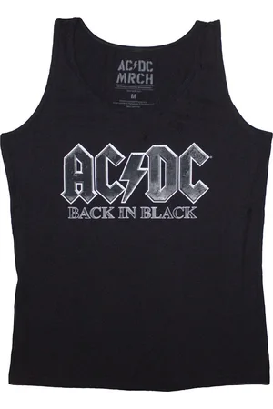 AC/DC Back In Black Mouwloze top - M