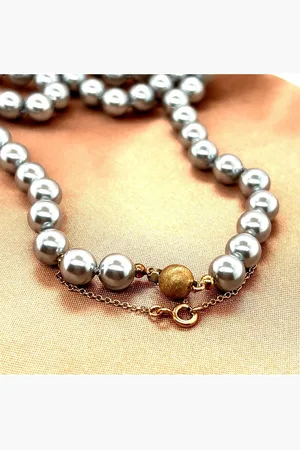 Cataleya Jewels Cataleya Pearls parelcollier 6.5 met zilveren goldplated sluiting 50cm