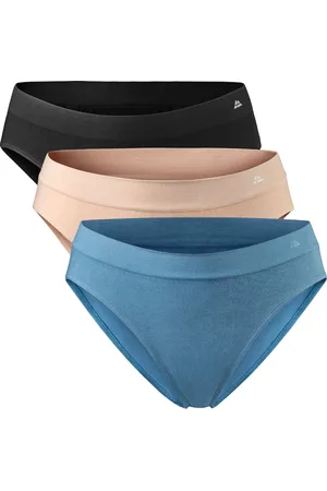 DANISH ENDURANCE Onderbroeken van Bamboe Viscose- voor Dames- Veelkleurig- XL/XXL