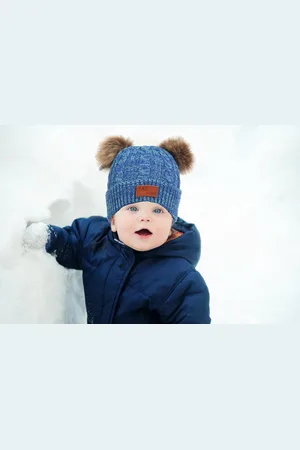 Merkloos Clord - Winteraccessoires Set - 3-in-1 Kinder Muts Sjaal Handschoenen - Gebreide Baby Muts - Warme Winter Set voor Kinderen 2-6 Jaar