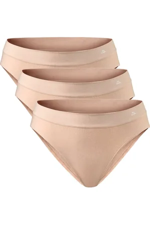 DANISH ENDURANCE Onderbroeken van Bamboe Viscose- voor Dames- Beige- M/L