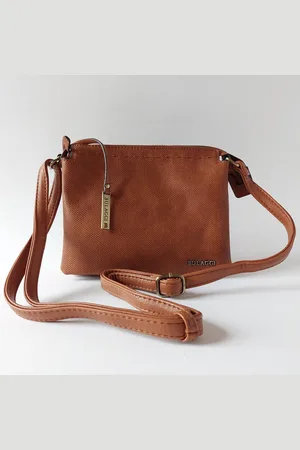 Bulaggi VEGAN CROSSBODY/CROSSOVER tas van "GERBERA" - kleur - PU leren tas (vegan) - ruim - 4 vaks - rits afsluitbaar