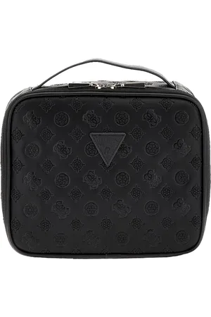 Guess Cosmetische tas Wilder Travel Cosmetic Organizer Case Zwart