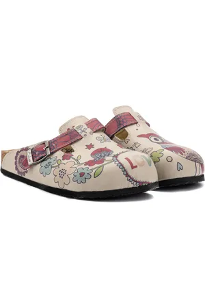 Goby Garden Heaven - Clogs - Slippers - Slipper - Klompen - Hoge kwaliteit - Handmade - Bloemenprint
