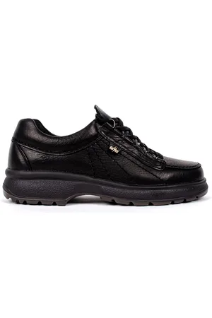 Lomer New Valiant Dames Veterschoenen Black