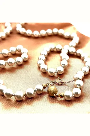 Cataleya Jewels Cataleya Pearls parelcollier lichtgrijs 6.5 met zilveren sluiting 80cm