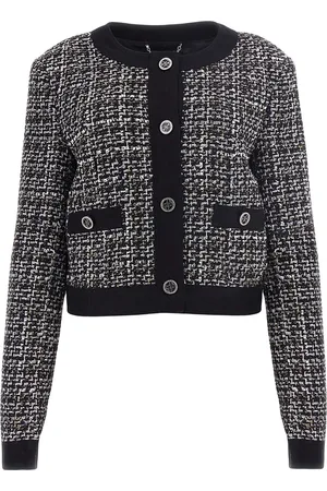 Guess Yvonne Mix Denim Tweed Jacket Dames -