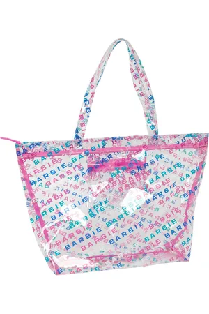 Barbie Handtas Dames Logomania Transparant Licht Roze 54 x 35 x 17 cm