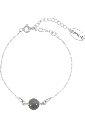 ARLIZI 2333 Armband labradoriet kraal - sterling - 20 cm