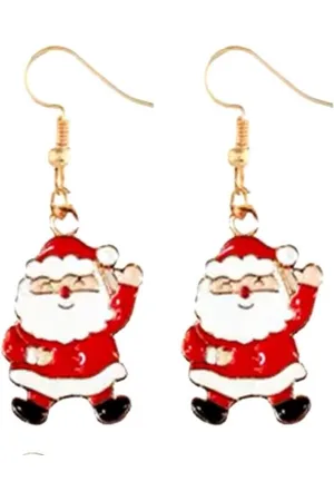 Akyol Kerst oorbellen – kerstman – Santa kerstman oorbellen - oorbellen kerstboom - oorbellen kerst -kerstboom - kerst accessoires – kerst – kerstmis – Christmas - oud en nieuw – kerst accessoire – kerst – feestdagen