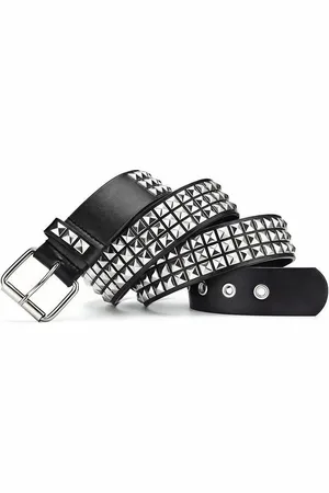 Merkloos Rock Steampunk Stijl - Punk Riemen Kettingen - Klinknagels Riem - Riem - Riemen - Kleding Accessoires - Design Gesp - Zwart Verstelbaar - voor Dames Heren