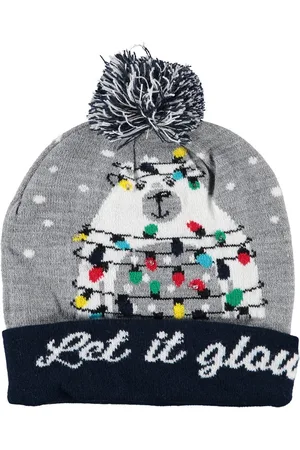 Apollo Kerstmuts met lichtjes - One Size - Let It Glow - Kerstmutsen - Kerstmuts met verlichting