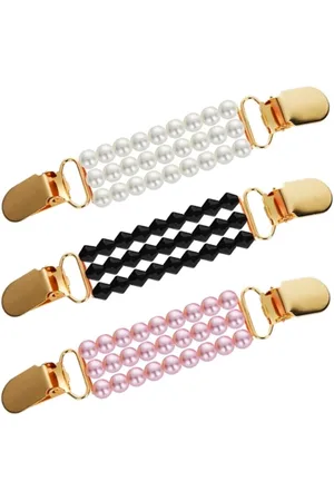 Merkloos 3 Stuks - Broche Clip - Vestklem - Vestsluiting - Vestclip Dames - Vestsluiting Dames - Vestspeld - Vestclip - Clip Met Haakje - Broche - Blouse - Gebreide Jas - Jurken - Jas - Antislip Vaste Gesp - 3 Stijlen