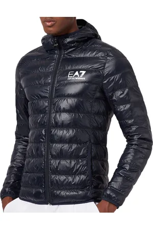 Armani Exchange EA7 Train Core ID Down Light Hoodie Jas Heren