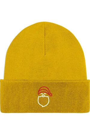 Beechfield Geborduurde Kerst Kerstman Beanie - Muts Heren & Dames - Warme Wintermuts - Winter Humor Cadeau - Kerst Accessoires - Beanie