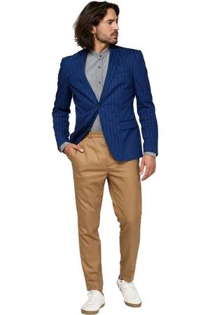 OppoSuits Deluxe Uniform - Captain - Heren Blazer - Casual Chique - Washed Navy