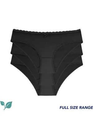 Dorina 3-pack dames onderbroeken katoen - Basic Naomi slips - - XXL