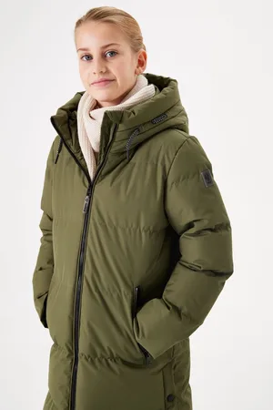 Garcia Meisjes Jas Groen Long mouw