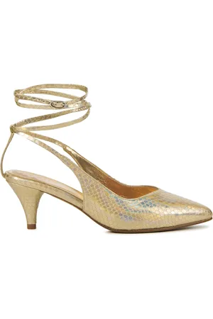 Toral Dames Pumps / Damesschoenen - Leer - Crocoprint - hoogte 6 cm - Nor -