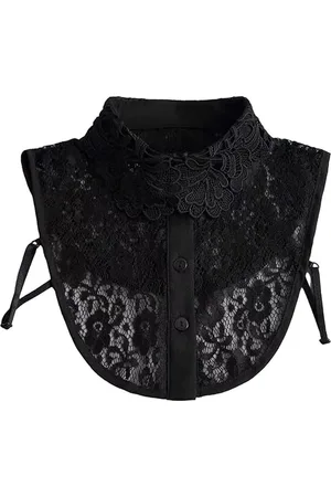 Merkloos Nepkraag voor vrouwen Afneembare halve blouse Shirts Trui Decoratieve valse kraag Crop top Vrouwen Meisjes - Blousekraag kant - blousekraag - blouse kraag - losse kraag - kraagje