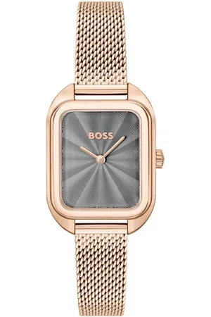 HUGO BOSS HB1502683 BALLEY Dames Horloge - Mineraalglas - Staal - Ros?? goudkleurig - 35 mm breed - Quartz - Druksluiting - 3 ATM (spatwater)