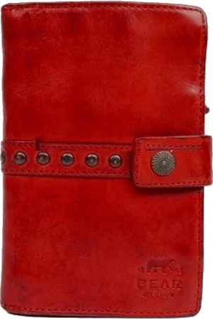 Bear Design Sanne Portemonnee met Studs - Rood