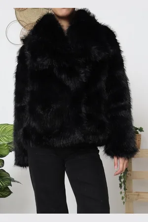 Merkloos Jasje, , faux fur, maat M/L