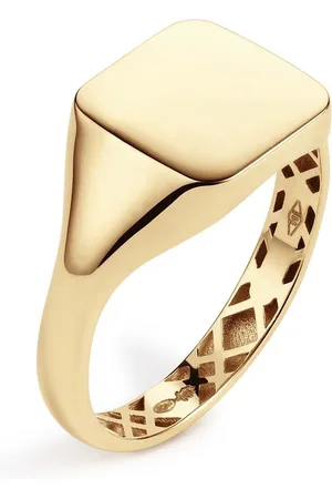 Glow 214.212066 Heren Ring - Sieraad - Zegelring - 14 Karaat Goud