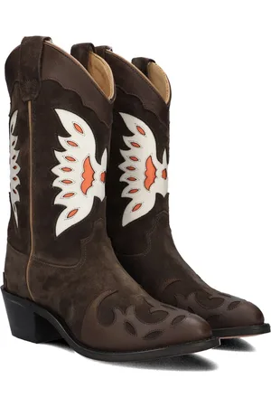 Bootstock Eagle Brown Laarzen - Suède - Meisjes -